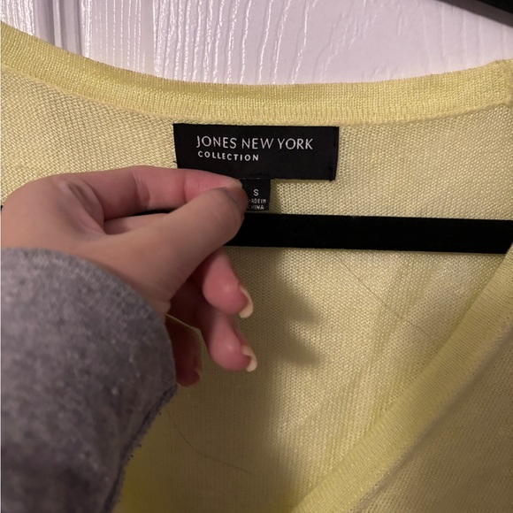 NWOT yellow jones cardigan - Picture 3 of 3